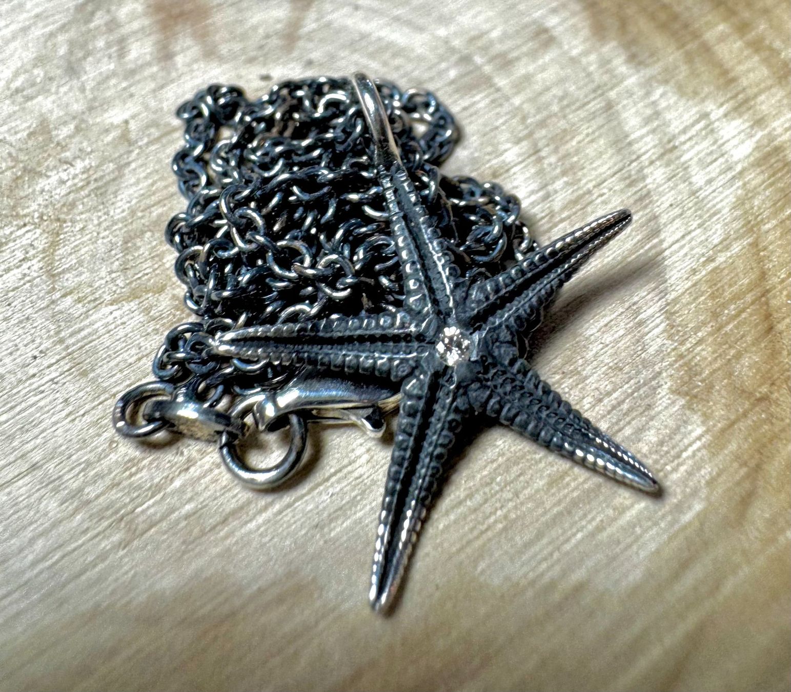 Ciondoli: Traumft! Seestern-Anhänger mit Diamant - Handarbeit – Nuovo e nell'imballaggio originale da Jona venduto da Herzschmiede 3