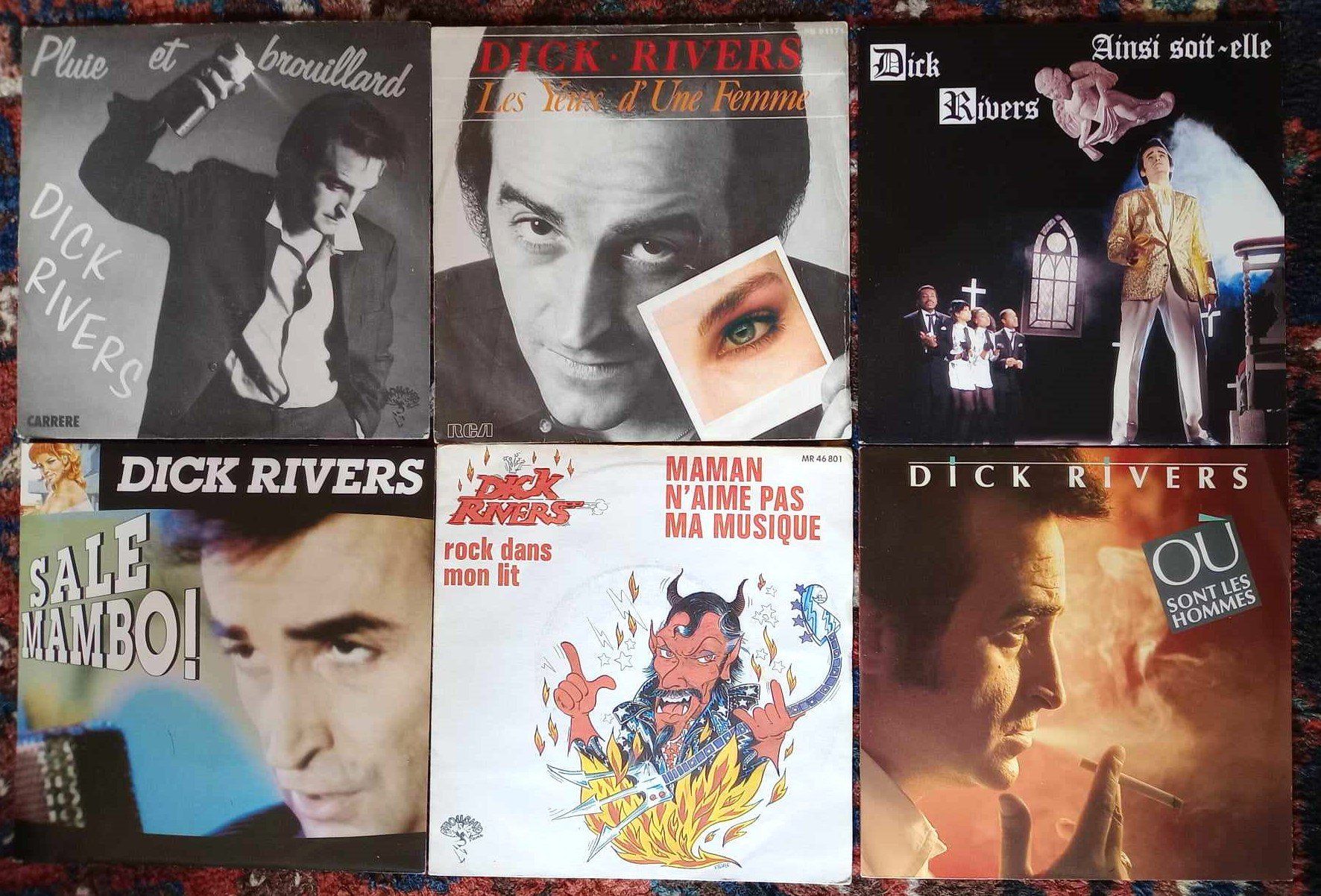 Dischi in vinile: DICK RIVERS - collection de 12 x disques 7" vinyles 45t – Usato da Le Locle venduto da PereiraHugo 1