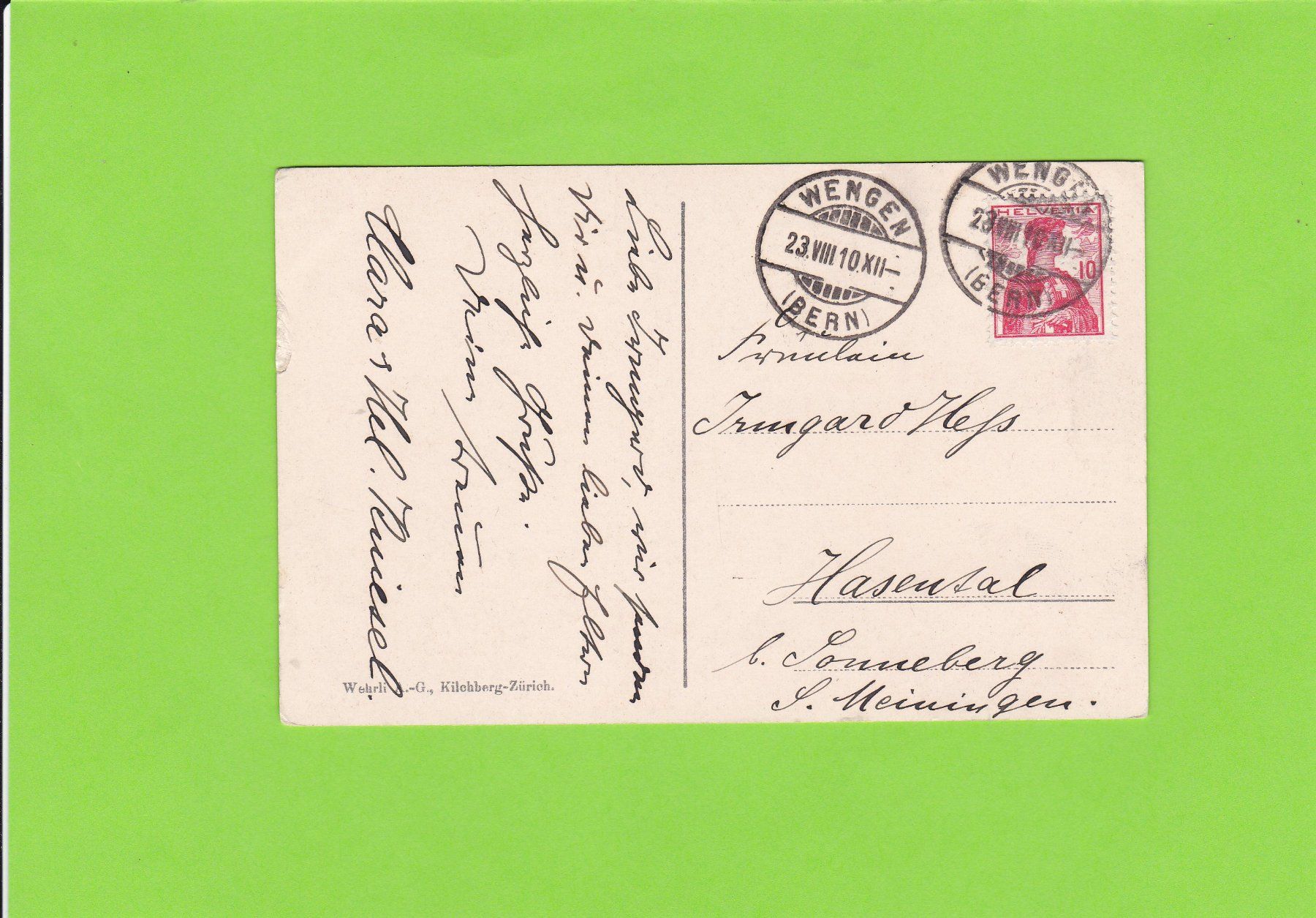 Cartes postales: Axenstrasse--1910 – D'occasion à St. Peterzell par neckertal 1