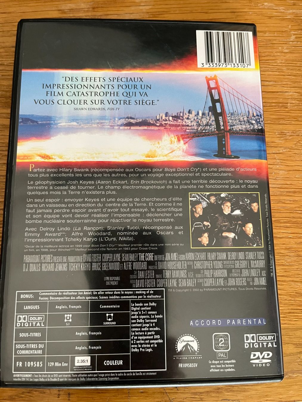 Tutti i DVDs: Fusion (2003, DVD, The Core, Catastrophe) – Usato da Vevey venduto da zecollector 1