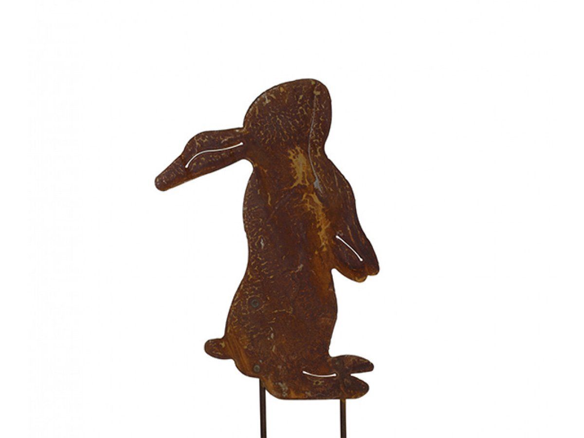 Tutte le decorazioni: Hase stehend Gartenstecker Rost 40cm – Nuovo e nell'imballaggio originale da Matzendorf venduto da Gartendeko-Shop