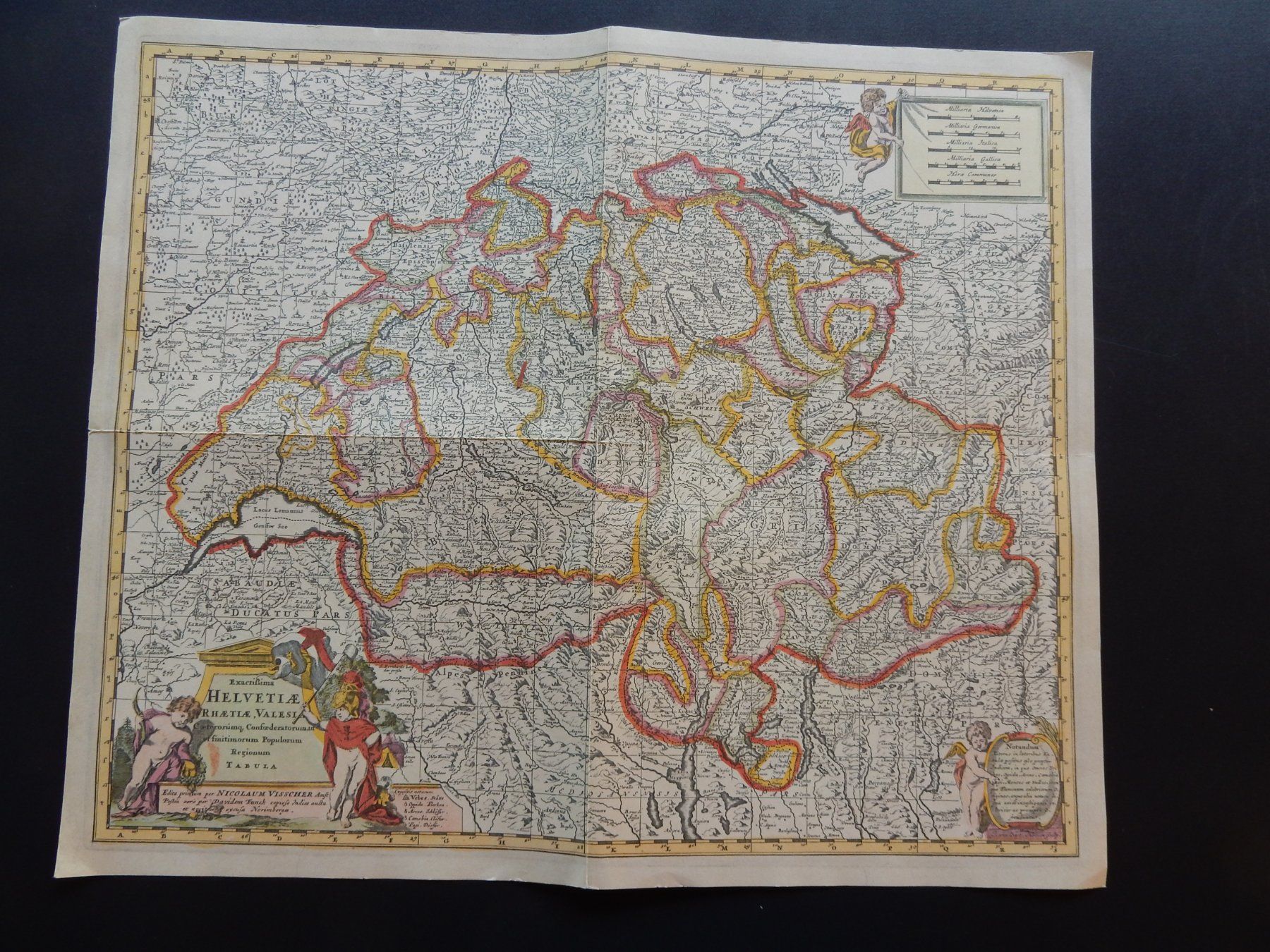 Cartes géographiques & atlas: Uralte Schweizerkarte – D'occasion à Boniswil par Weibo12