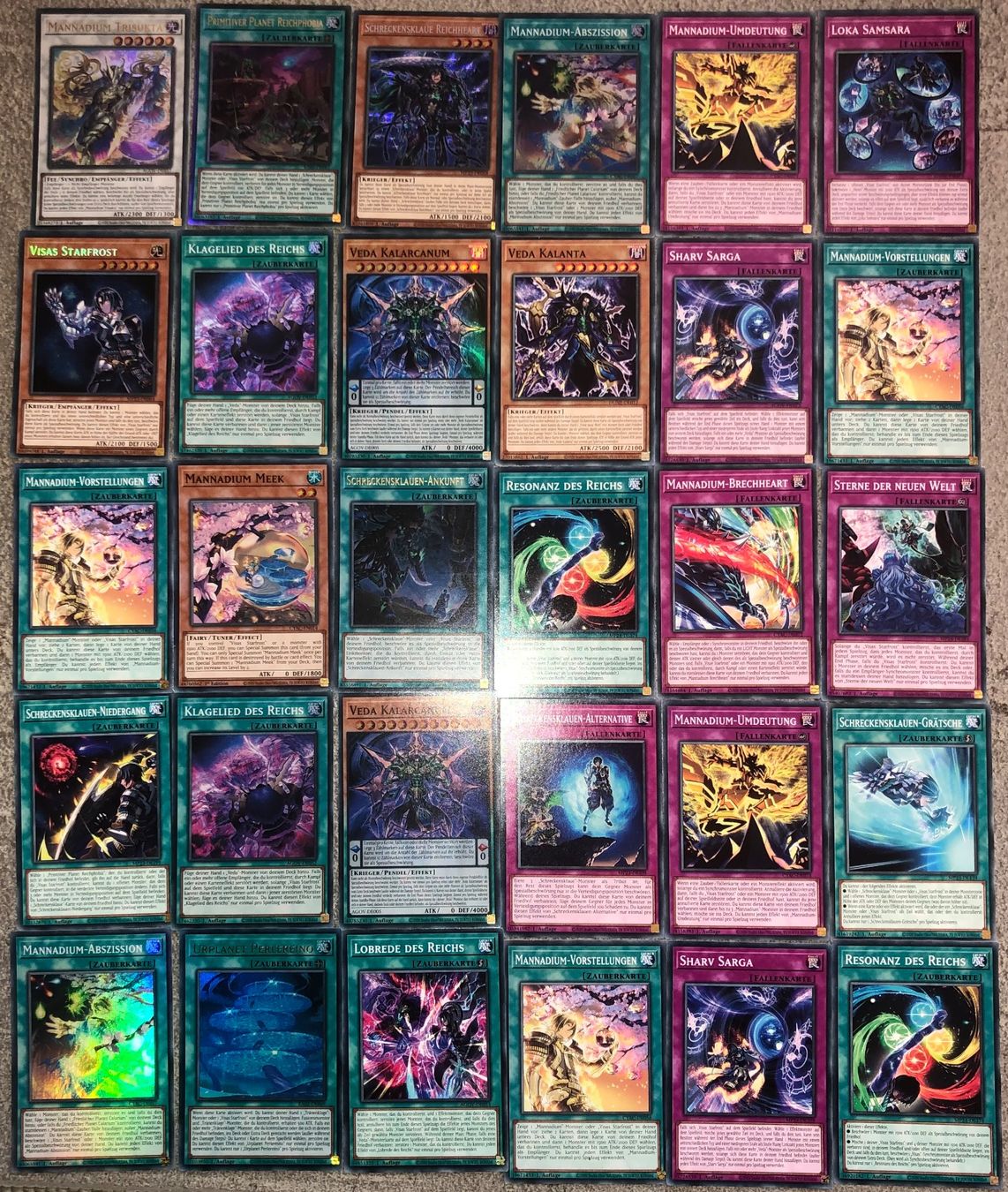 Yugioh Carte collezionabili: Visas / Mannadium / Schreckensklaue  Deck Set – Nuovo (secondo la descrizione) da Altstätten SG venduto da ChangeMaker 4