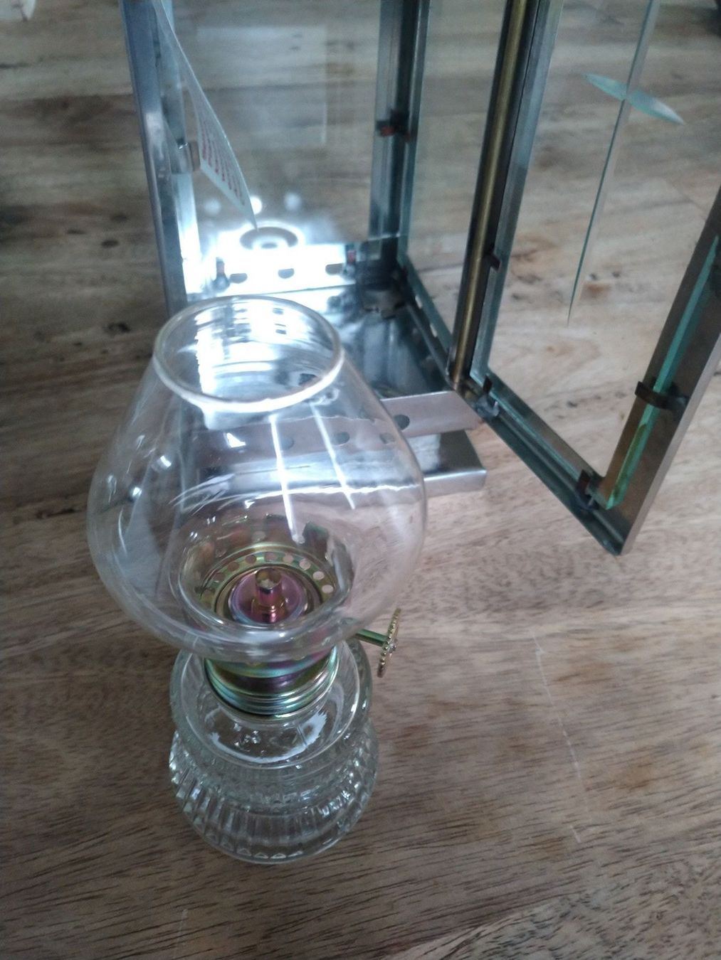 Sonstige Dekorationen & Accessoires: Grabstein Lampe Petroleum Lampe Chromstahl – Neu und originalverpackt aus Dierikon von tasticfantastic 1
