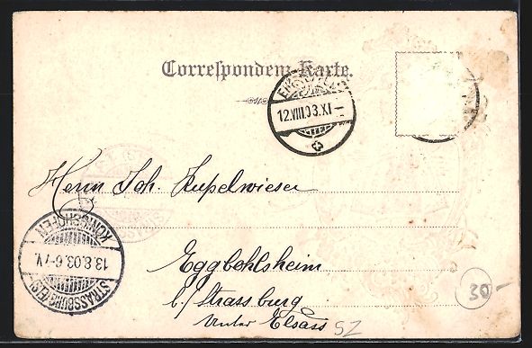Cartoline postali: Litho Einsiedeln, Maria Einsiedel, Klost – Usato da Berlin venduto da bartko-reher 1