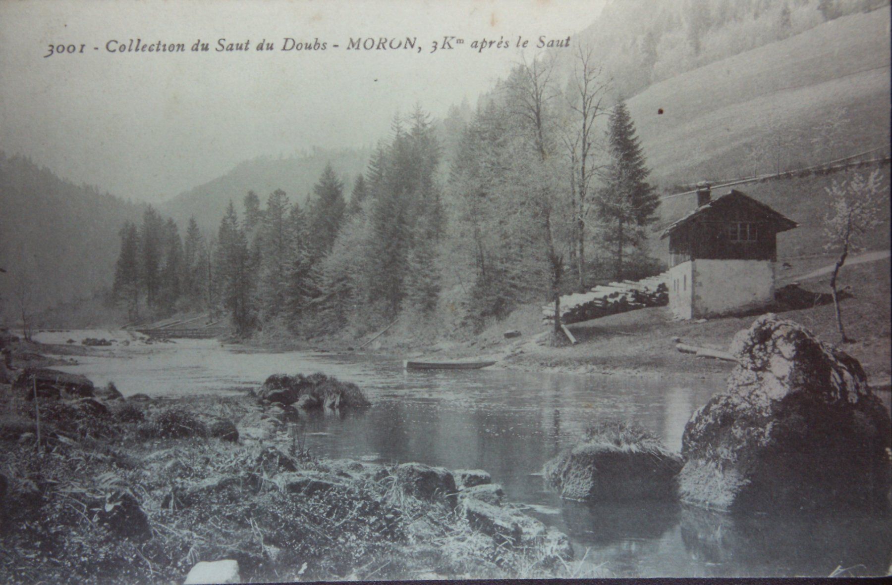 Ansichtskarten: Moron avant le barrage du Chatelot – Gebraucht aus Le Locle von Roger46