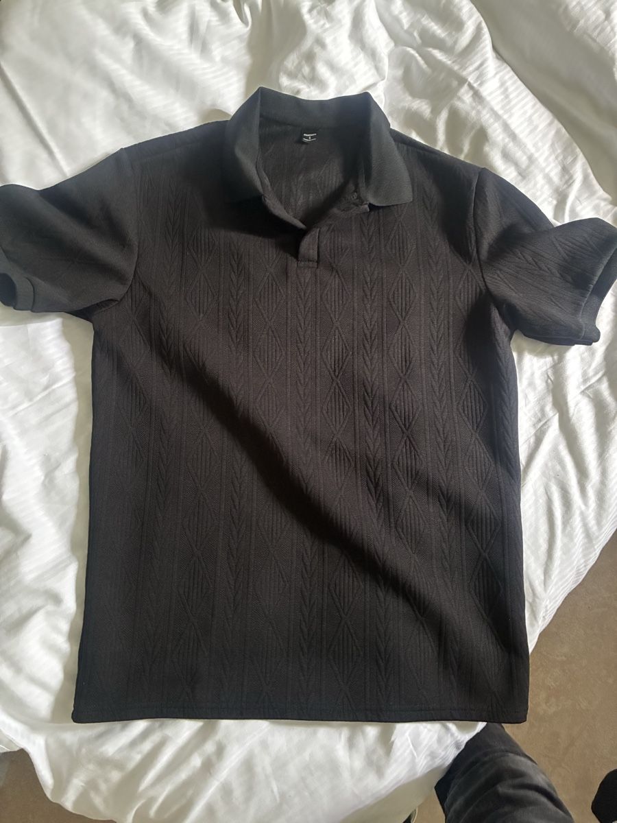 Magliette Polo: Black polo shirt  – Nuovo (secondo la descrizione) da Zürich venduto da Sergio.BR