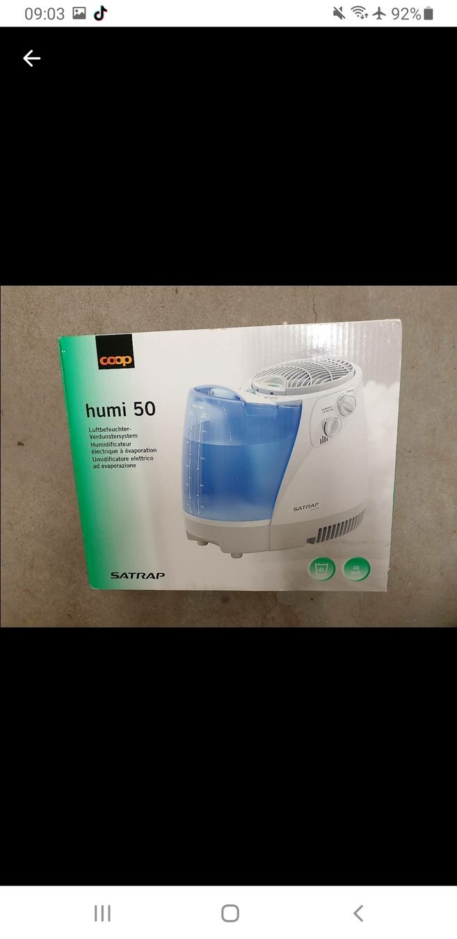 Umidificatori d'aria: Humi 50 Luftbefeuchter Verdunster System neu – Nuovo (secondo la descrizione) da Ittigen venduto da Ziok187