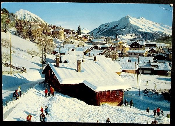 Cartoline postali: LEYSIN village – Usato da Jona venduto da philajona