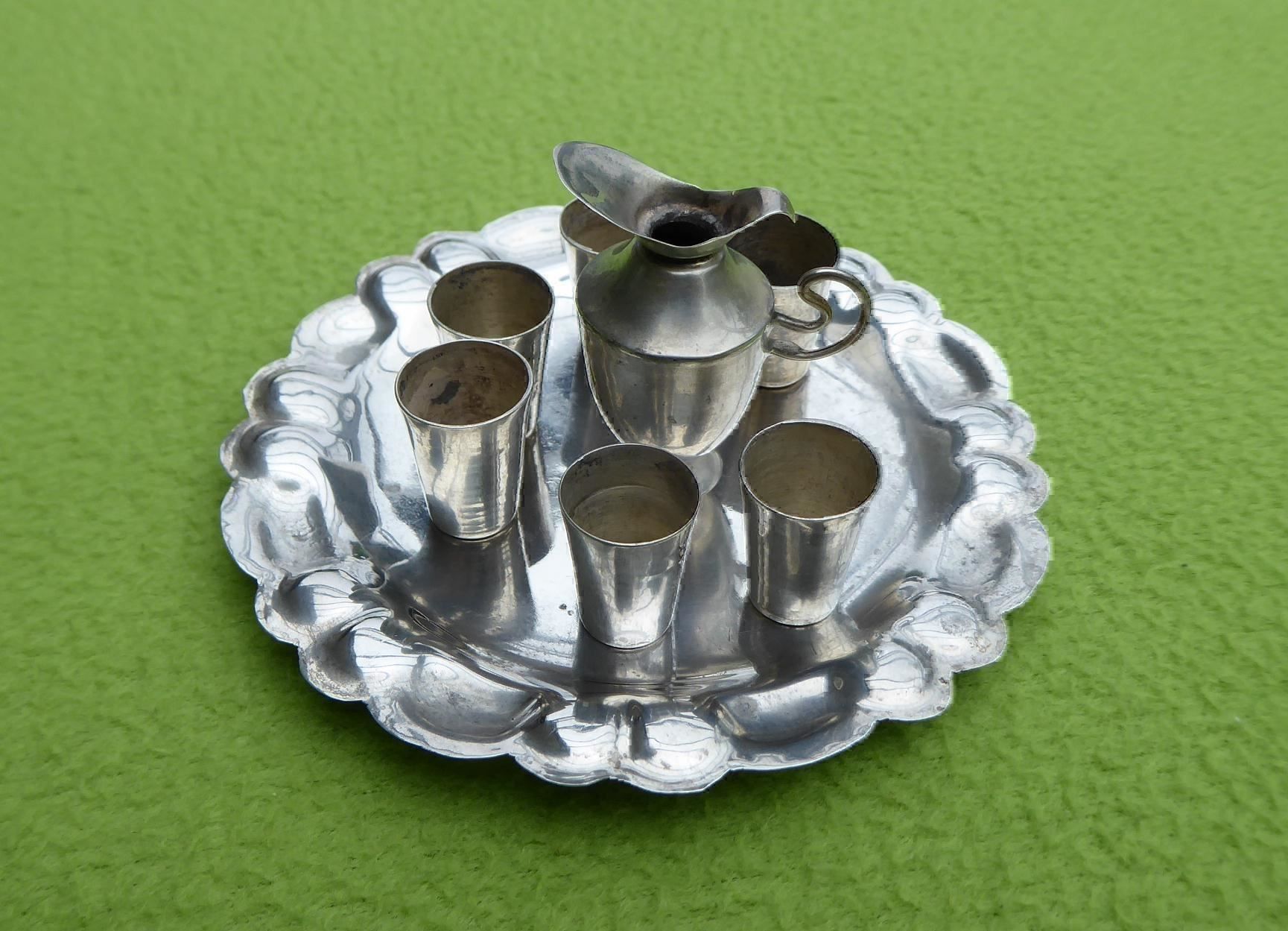 Bambole: kleines Puppen Service 925 Silber – Usato da Muri AG venduto da silvercat