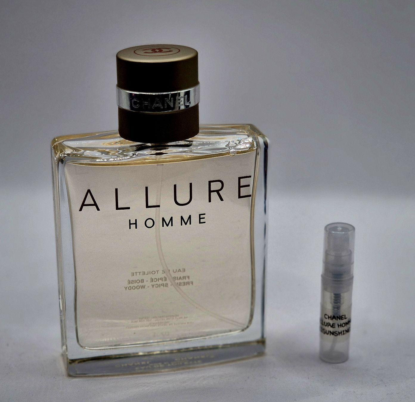 Chanel Profumi & Eau de Toilette: 2 ml CHANEL ALLURE HOMME ABFÜLLUNG – Nuovo (secondo la descrizione) da St. Gallen venduto da CaliSunshine