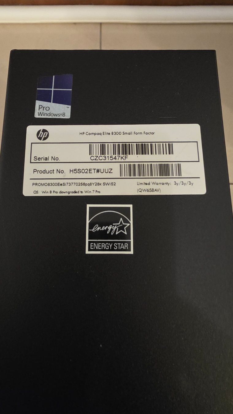 Hewlett Packard PC: HP Elite 8300 SFF PC – Usato da Matran venduto da arom786 1
