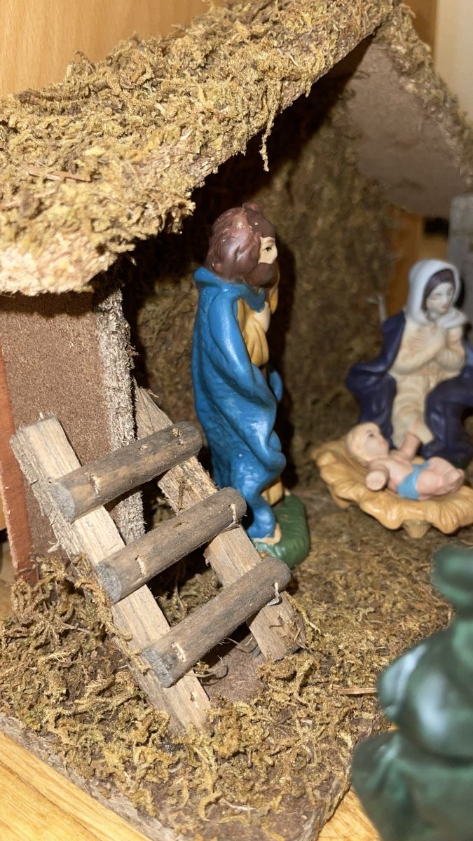 Toutes les décorations: Krippe mit Tonfiguren – D'occasion à Schönenbuch par Charlie62 6