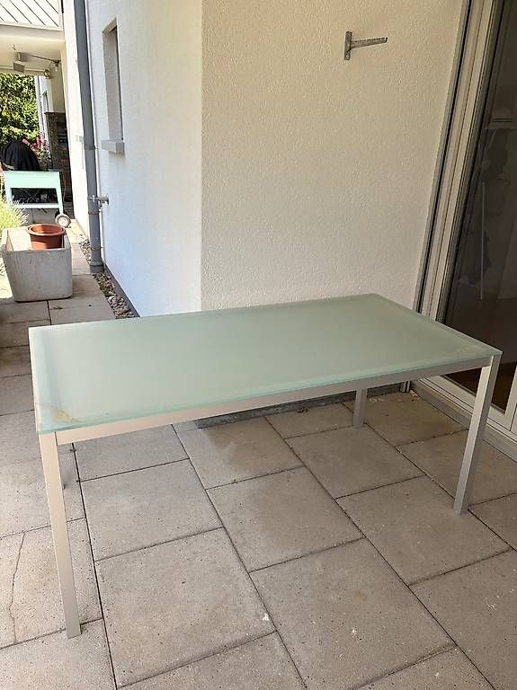 Tavoli: Glastisch für Büro oder Sitzplatz – Usato da Herrliberg venduto da mariobi 1