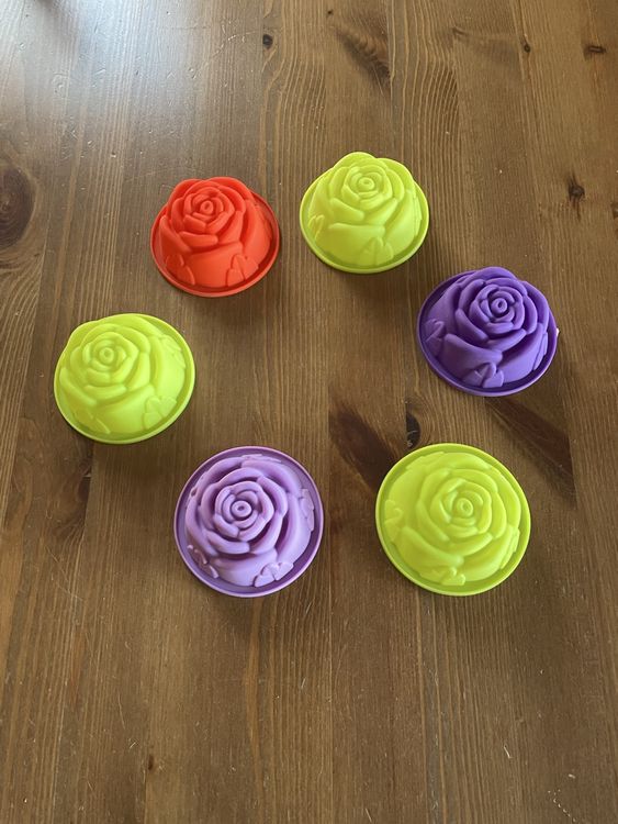 LC Silikonform Libellen & Blumen – Für Seifen Und Kerzen, Pink, 5,5x9,0x2,8 Cm