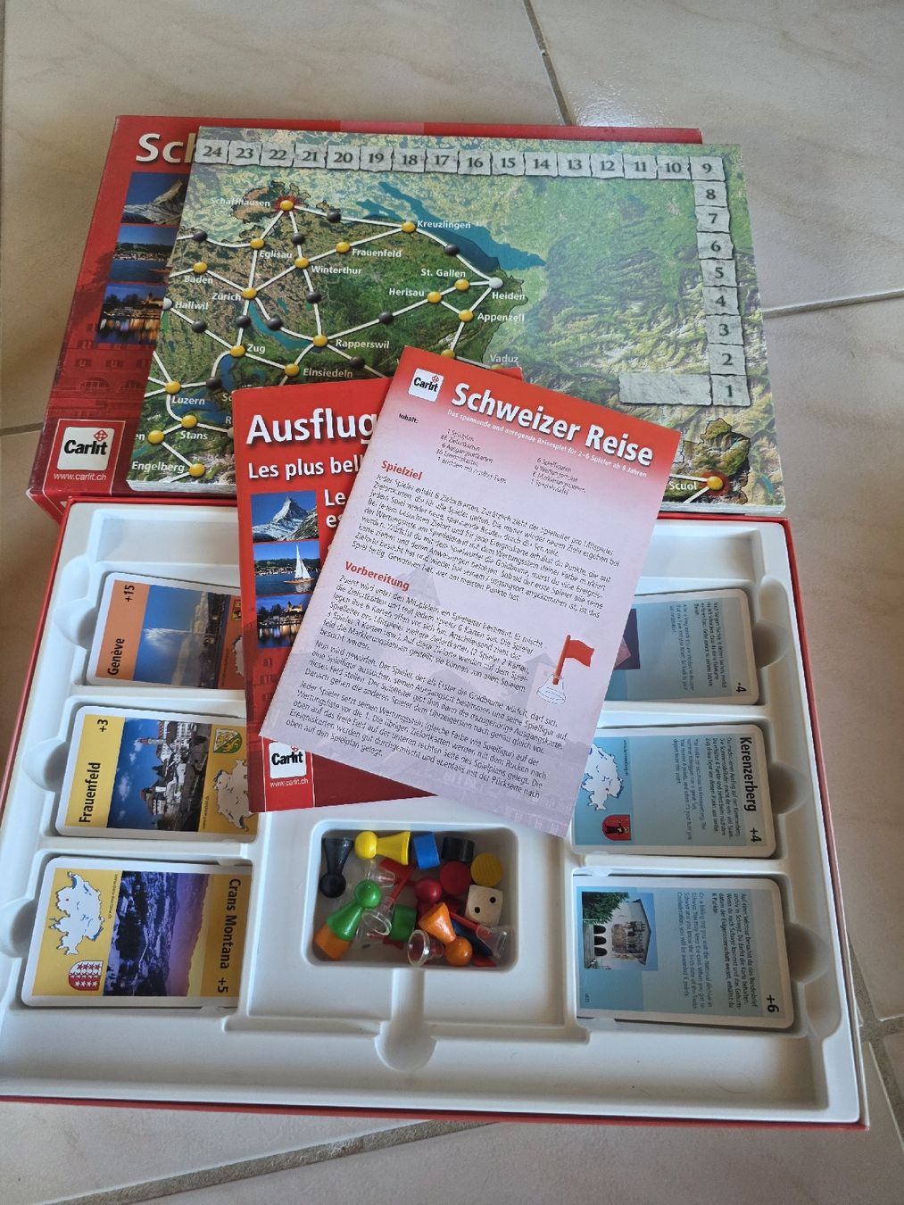 Carlit Spiele: Spiel Schweizer Reise – Gebraucht aus Niedermuhlern von goe_l7fc 1