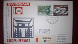 Swissair Genf - Tokyo 15.03.1974