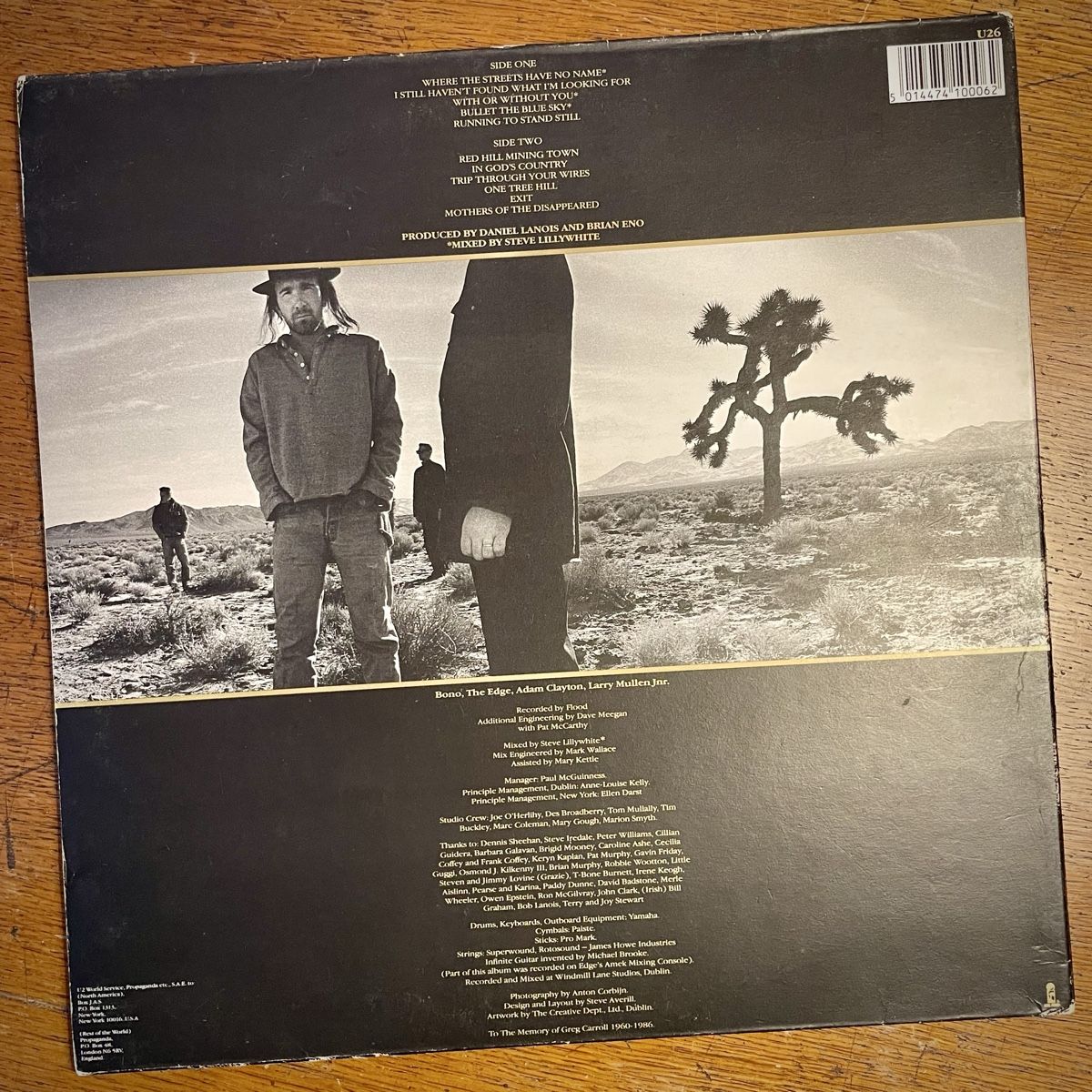 Dischi in vinile: U2 - The Joshua Tree Vinyl LP – Usato da Genève venduto da was_ksr9 1