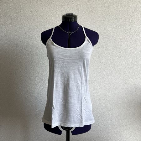 H&M Basic Tank-Top Weiss XS