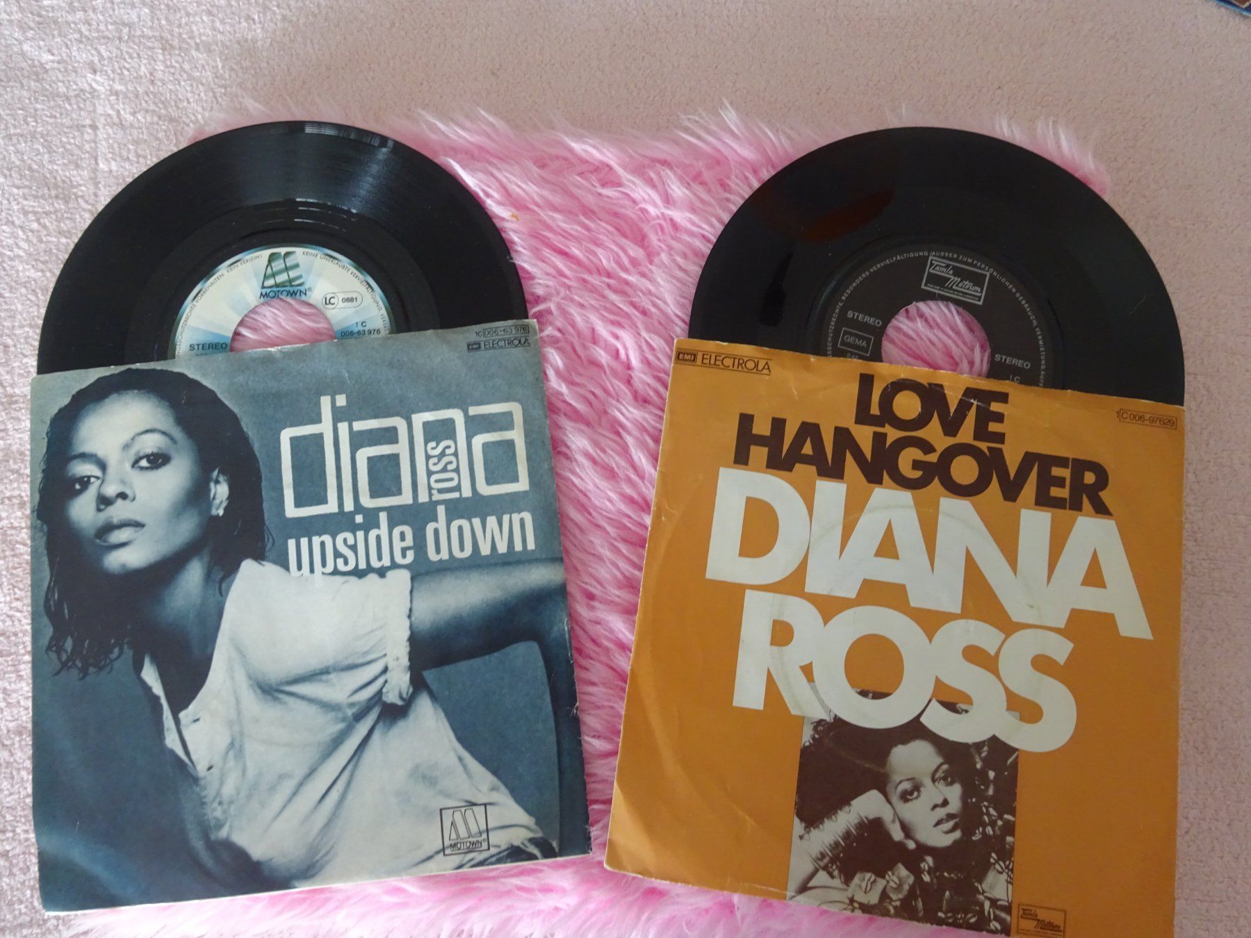 Schallplatten: DIANA ROSS ** LOVE HANGOVER ** UPSIDE DOWN – Gebraucht aus Luzern von xrayspex99