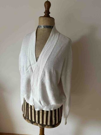 NILE Damen Pullover Weiss Grösse M neuwertig
