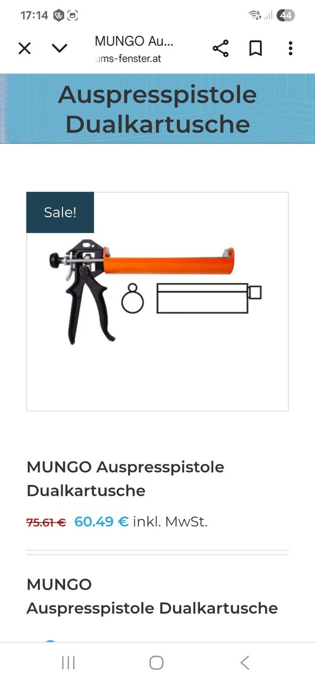 Tutti gli attrezzi: Mungo Kartuschenpresse, 2K Press Pistole – Usato da Baar venduto da Vel...Baar45 5