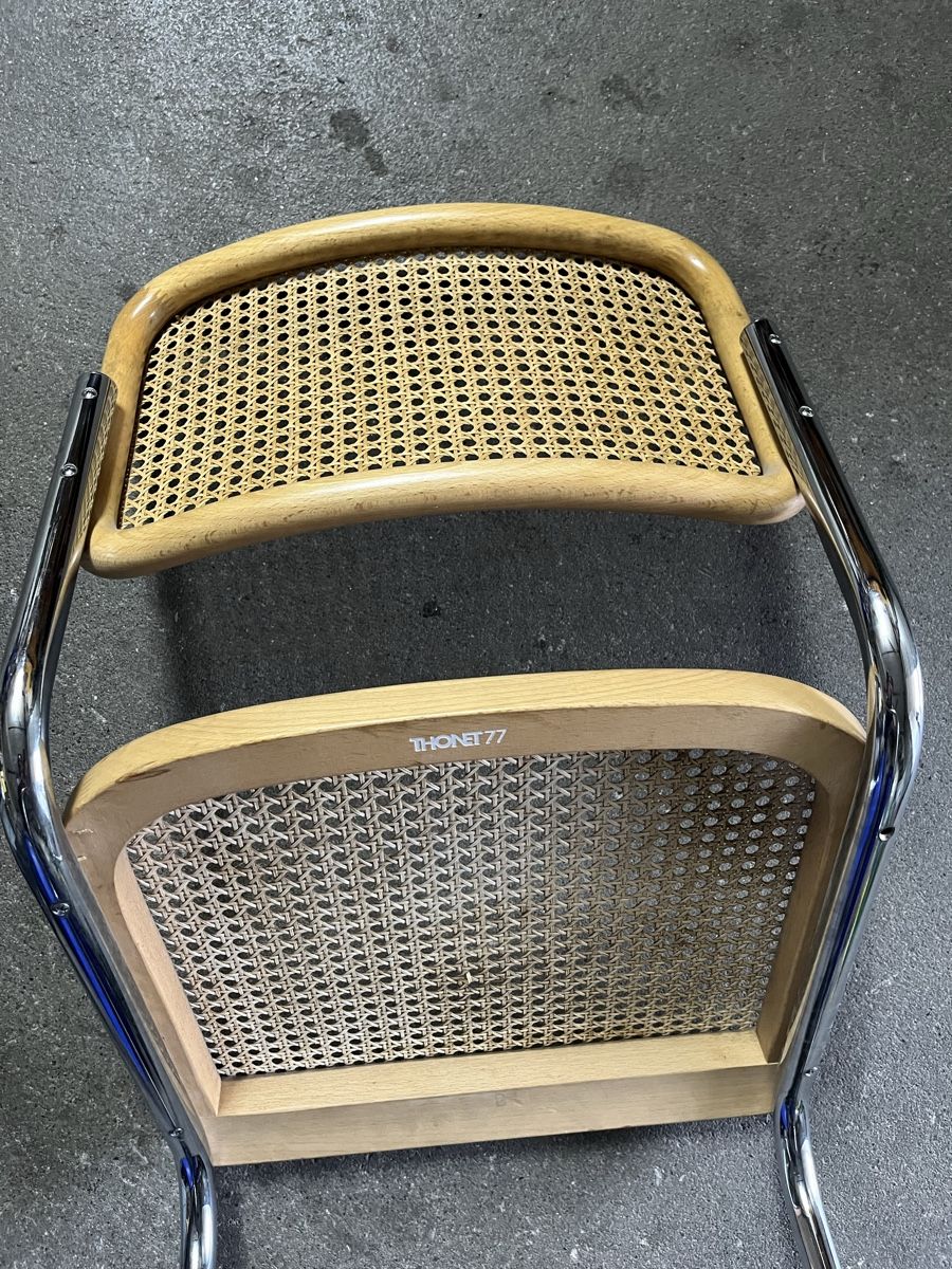 Thonet Sedie: Thonet 81 thonet 77 freischwinger stühle – Usato da Hindelbank venduto da Warentaxi 5