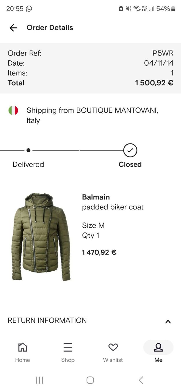 Balmain Giacche: Balmain padded biker coat – Nuovo (secondo la descrizione) da Grenchen venduto da Lucifero17 3