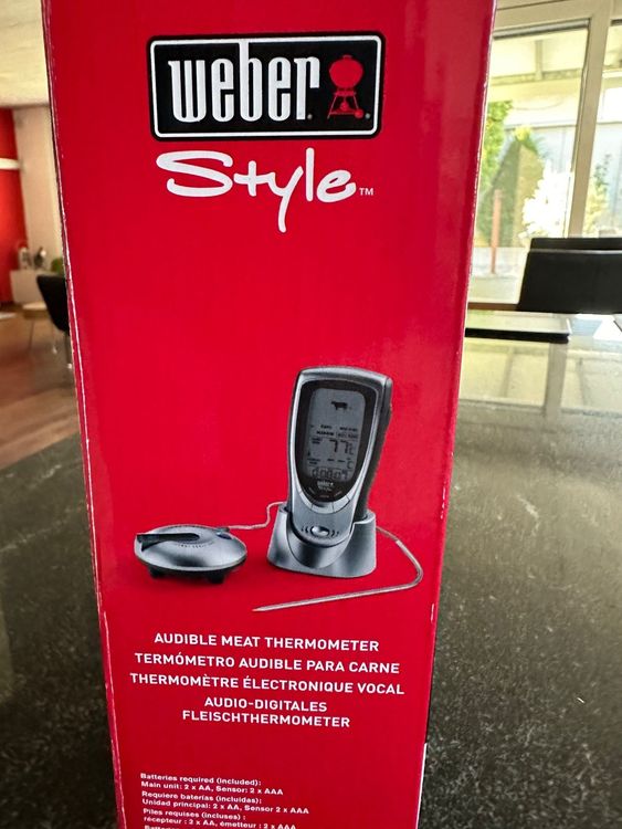 Original Weber Style Audio-Digitales Fleischthermometer | Kaufen auf ...