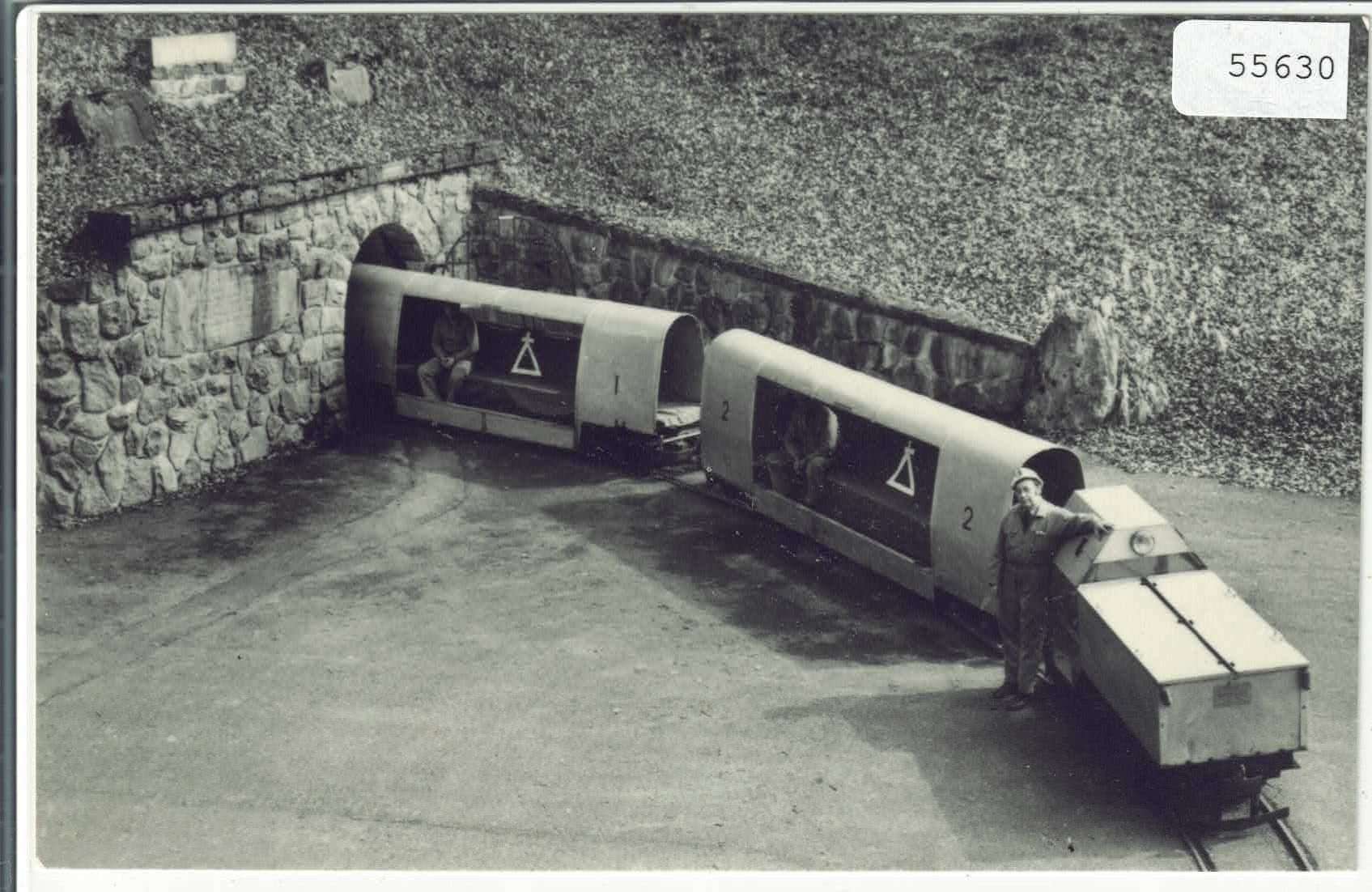 Cartes postales: Mines et Salines Bex - Le petit train – D'occasion à Ettingen par Kartenplanet