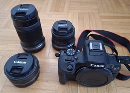 Canon EOS R100 Komplett-Set mit 3 Objektiven & Zubehör
