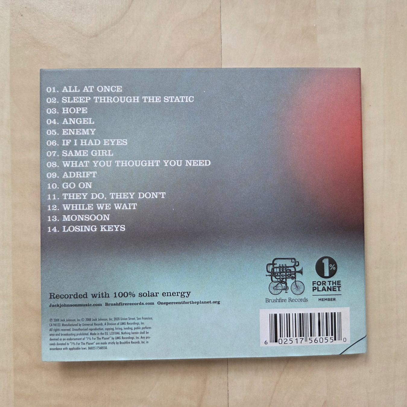 CD: Jack Johnson - Sleep through the Static – Nuovo (secondo la descrizione) da Zug venduto da Sunshine_113 3