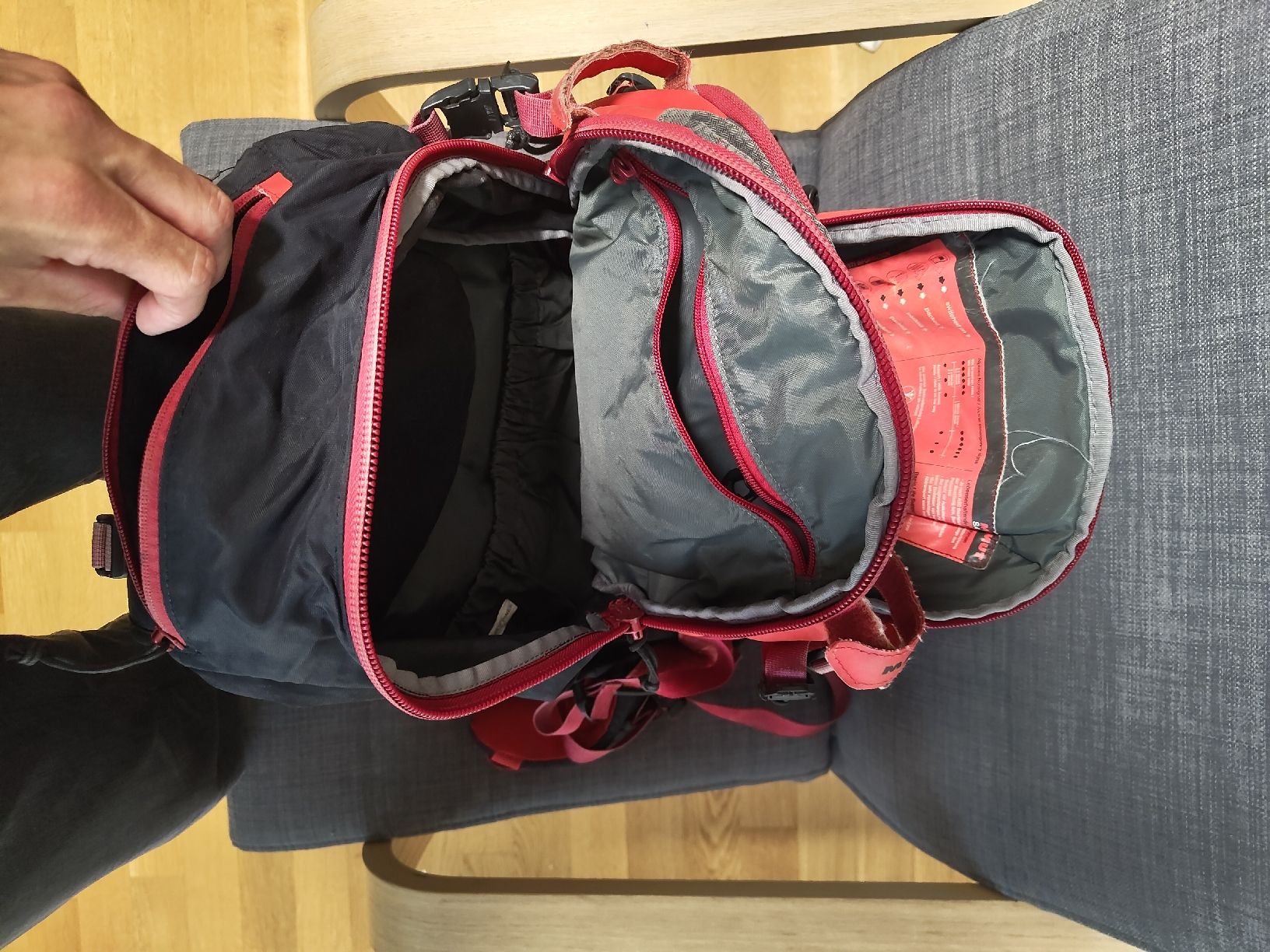 Mammut Rucksäcke: Mammut Rucksack rot/schwarz respect 30l – Gebraucht aus Bern von n.habegger 3