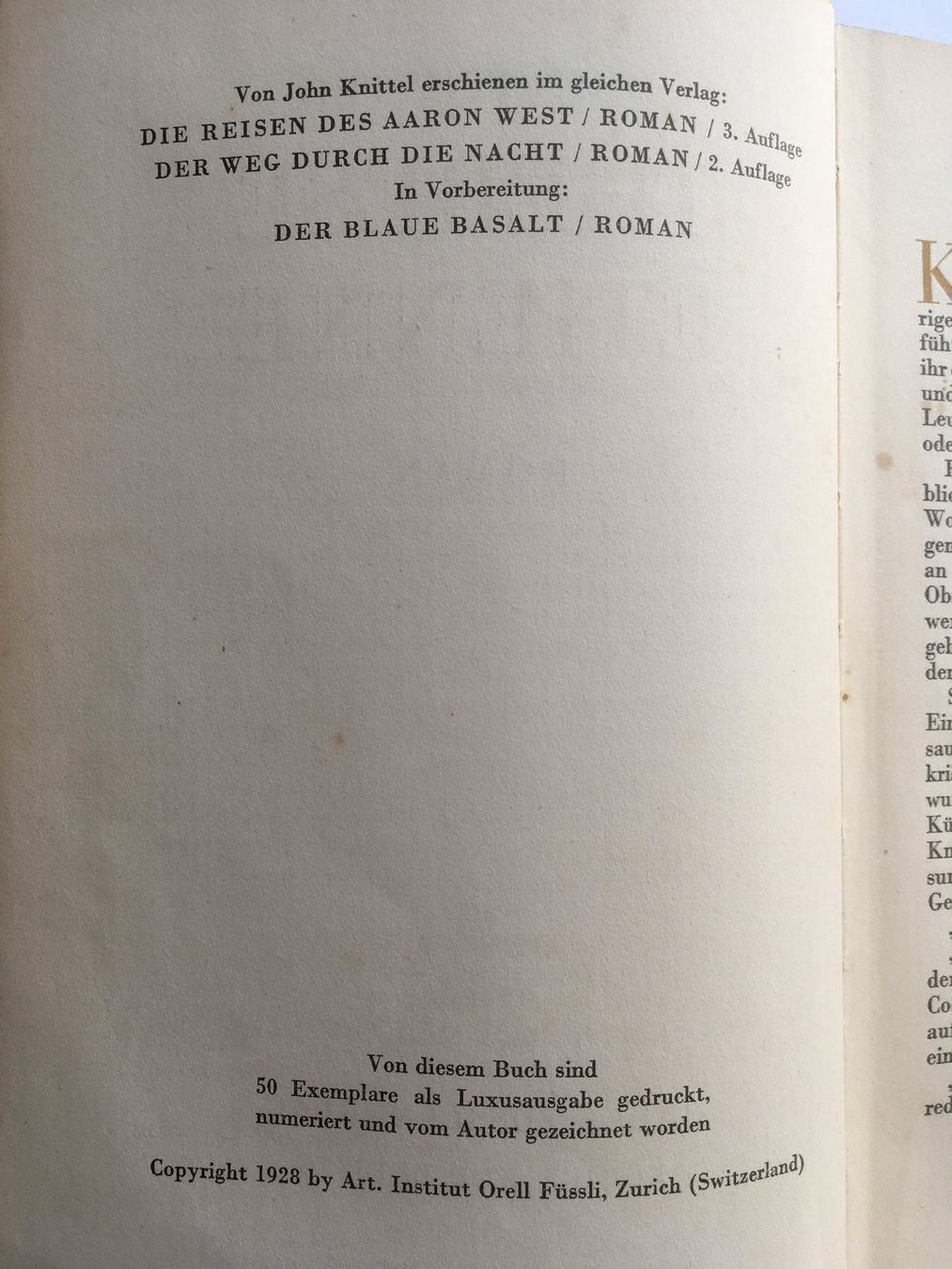 Libri: Therese Etienne; John Knittel (1928) – Usato da Grenchen venduto da Kogi7 4