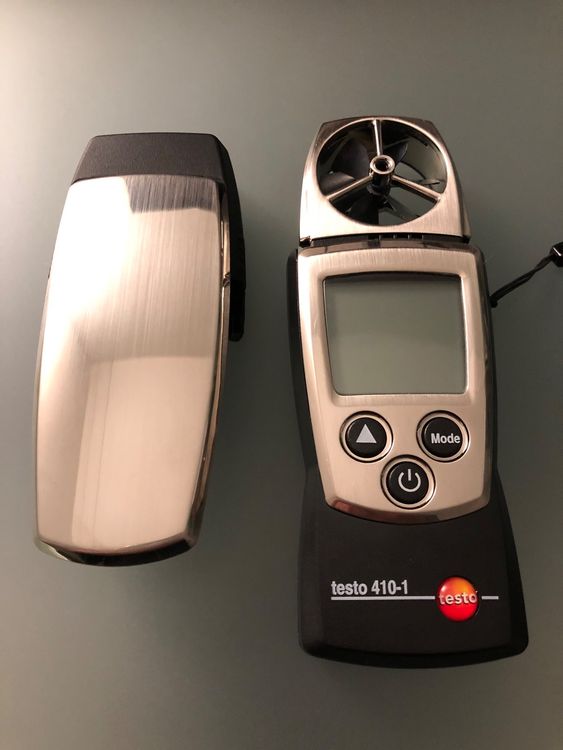 Anemometro Testo 410-1 A Paletta - Misura Velocità Aria E Temperatura, 30mm - Foto 8