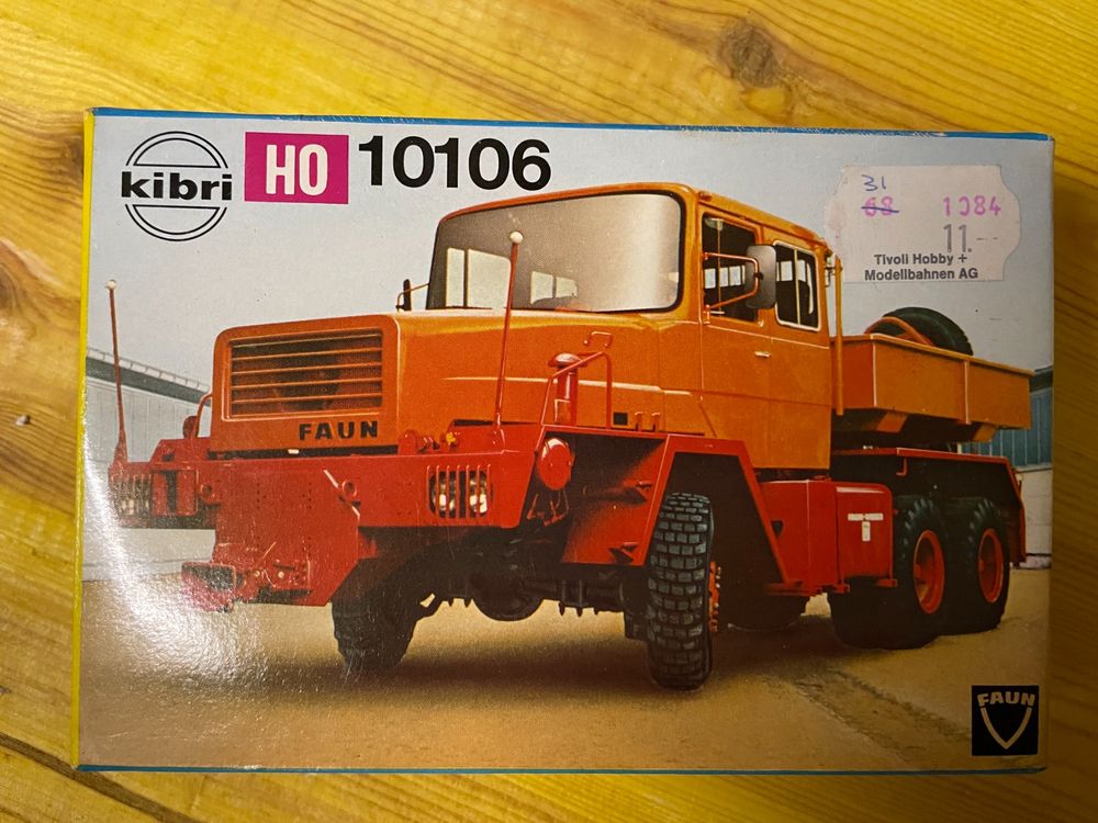 FAUN Schwerlastzugmaschine in OVP Kibri 10106 H0 1/87 (Neu (gemäss ...