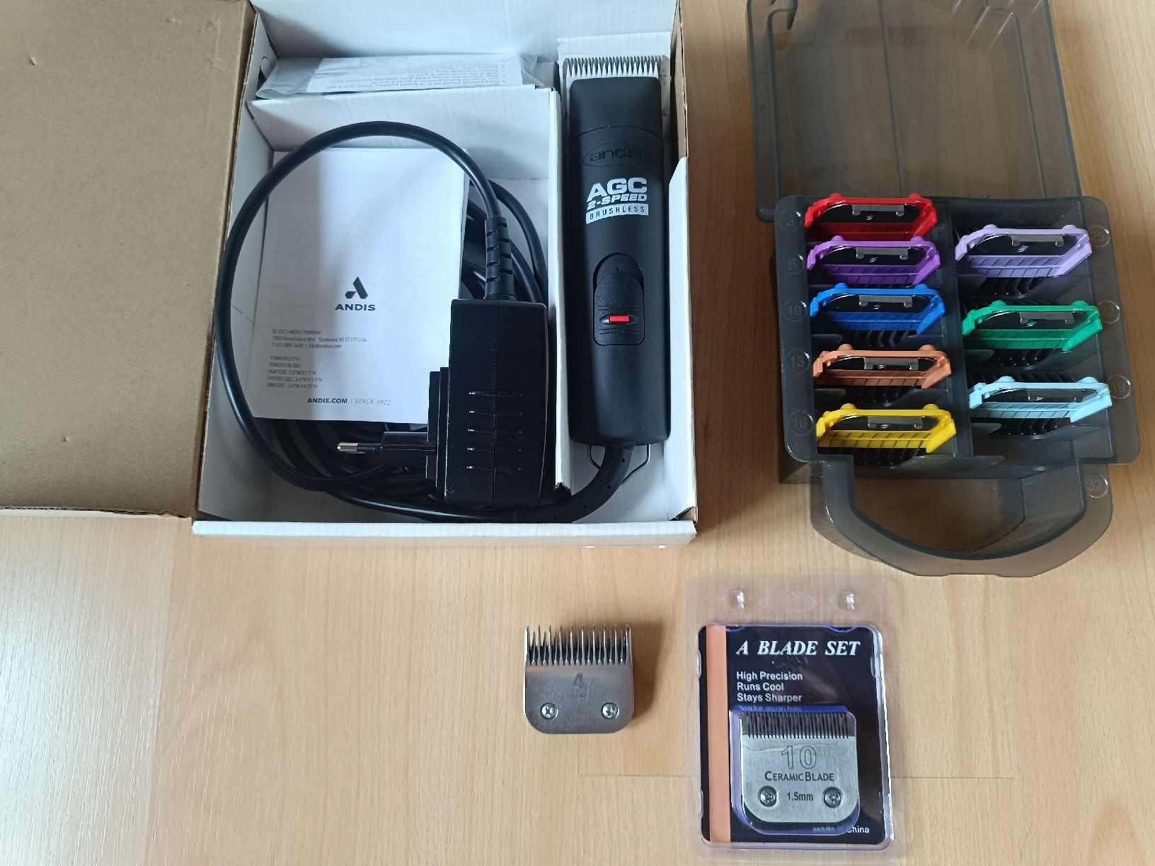 Prodotti per la cura & articoli per la pulizia: ANDI's AGC 2-SPEED BRUSHLES SCHERGERÄT FELLTRIMMER – Nuovo (secondo la descrizione) da Bettlach venduto da TheOpShop