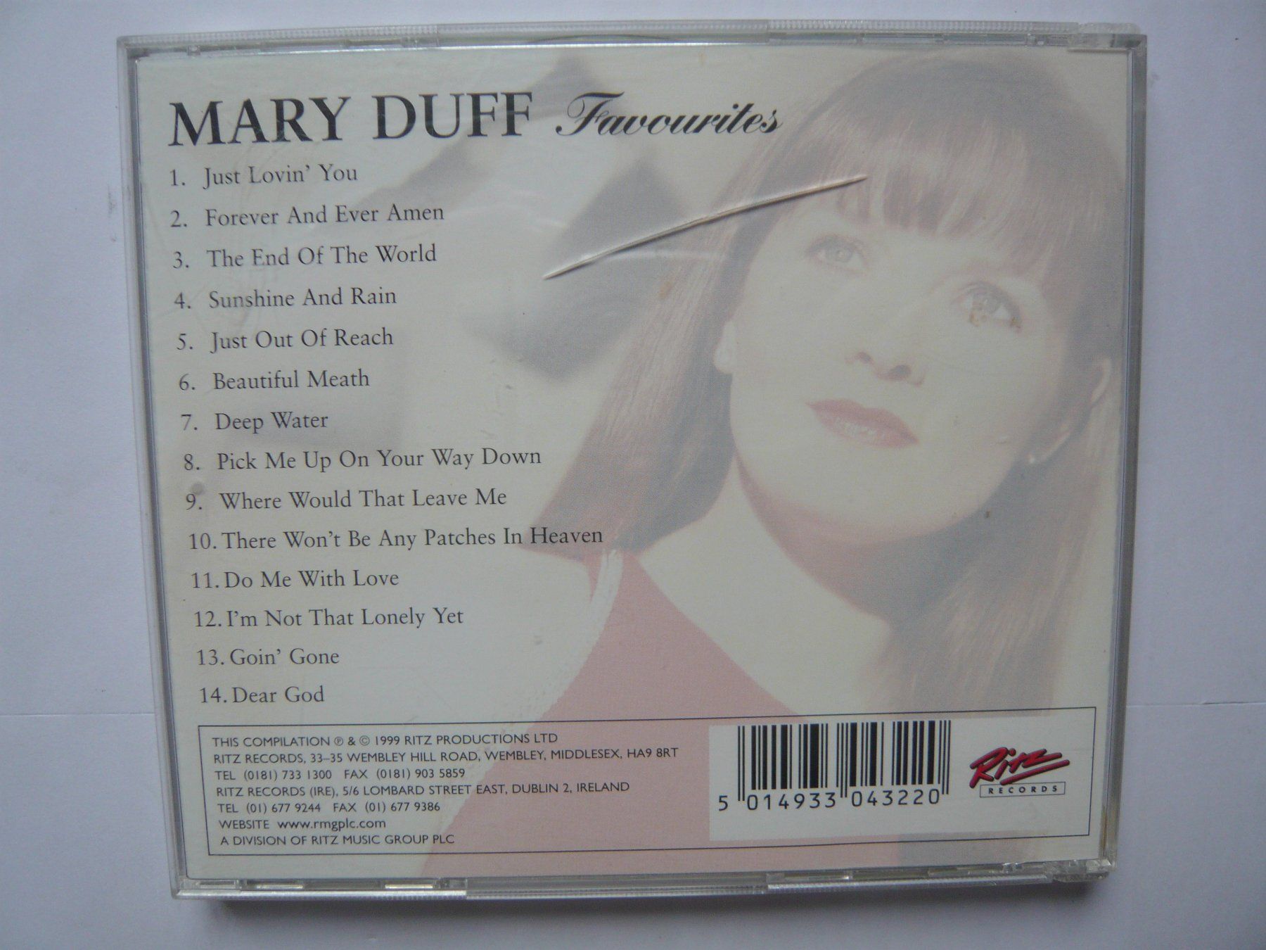 CD: MARY DUFF Favorites – Usato da Winterthur venduto da Cajun 1