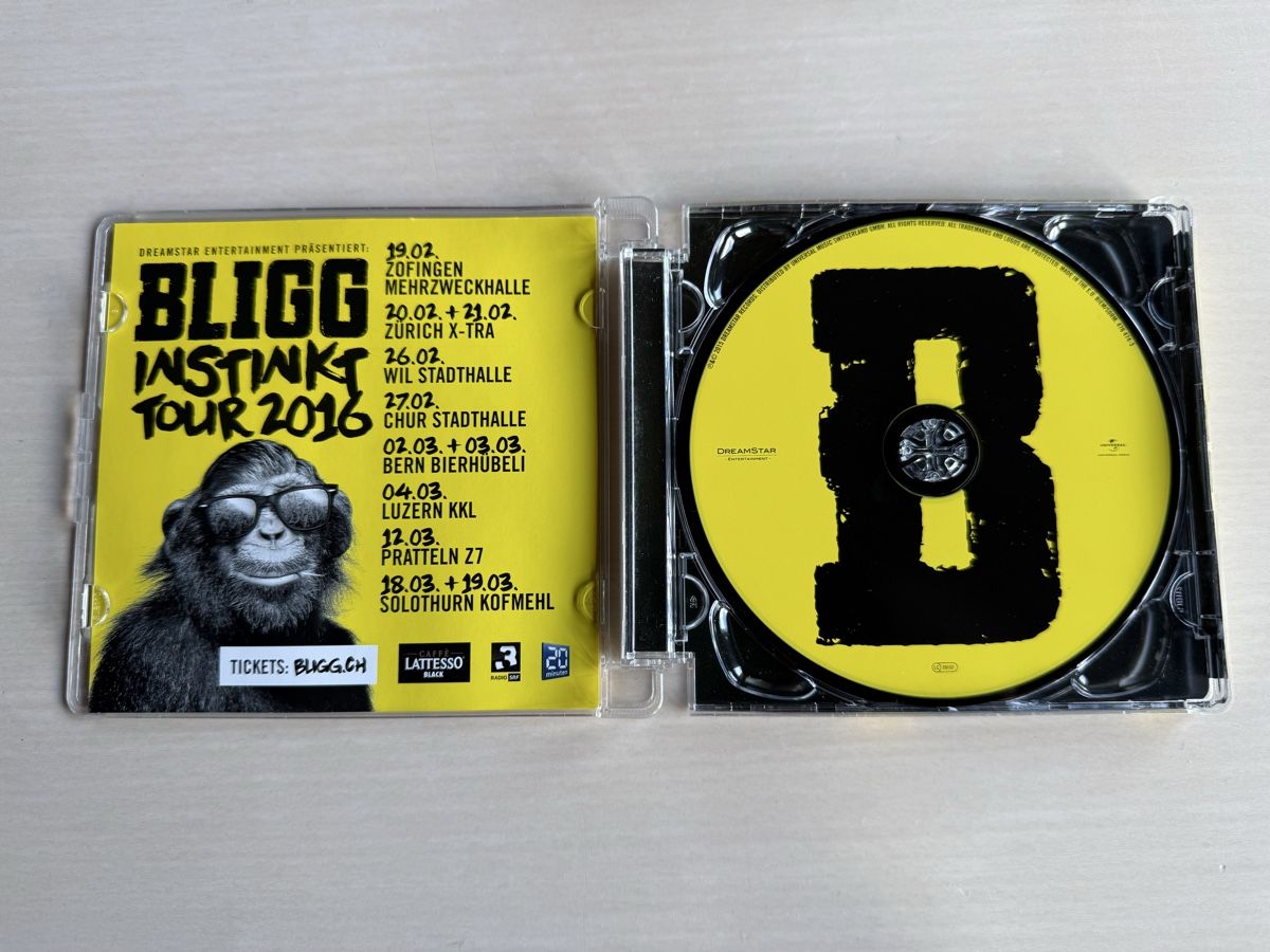 CDs: Bligg Instinkt Tour 2016 CD Album  – D'occasion à Oberried Brienz par Chyara 2