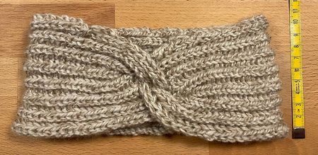 Twist-Stirnband 🌪 - handgestrickt - NEU