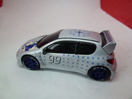 Peugeot 206 WRC - top Rarität von SKID - sehr schön