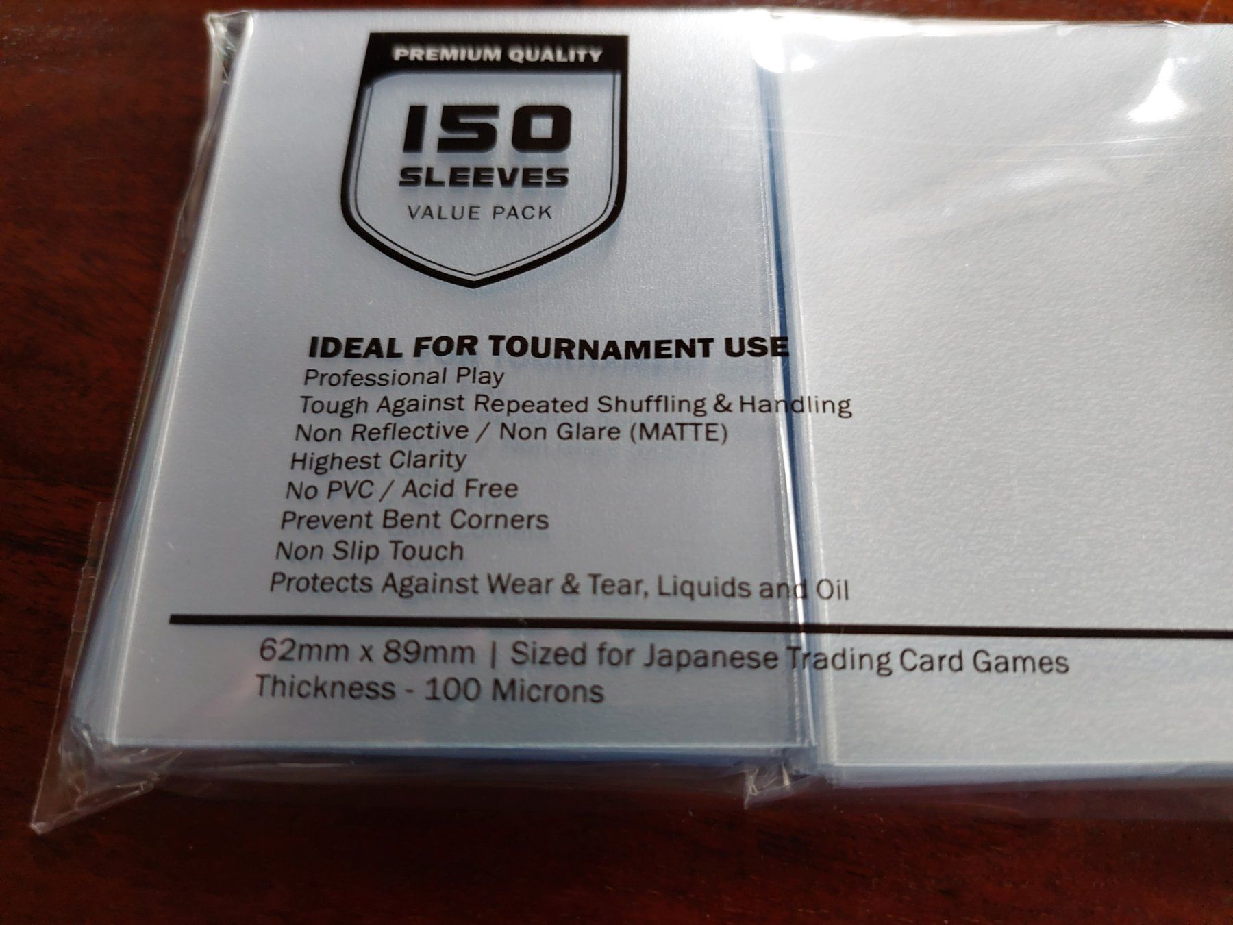 hot pink card sleeves 100 Standard Card Sleeves main image 0
