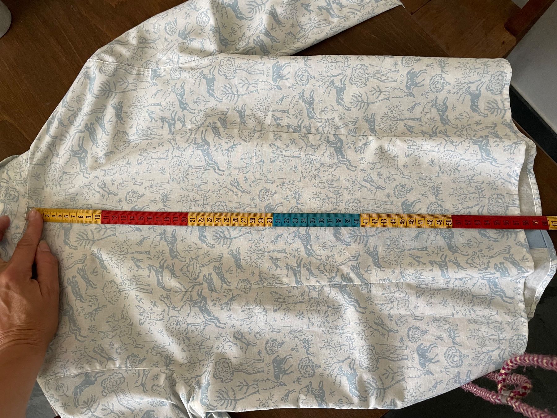 Camicette: Gössl Bluse blau weiss mit Jagdmotiven – Nuovo (secondo la descrizione) da Zürich venduto da Simi123 9