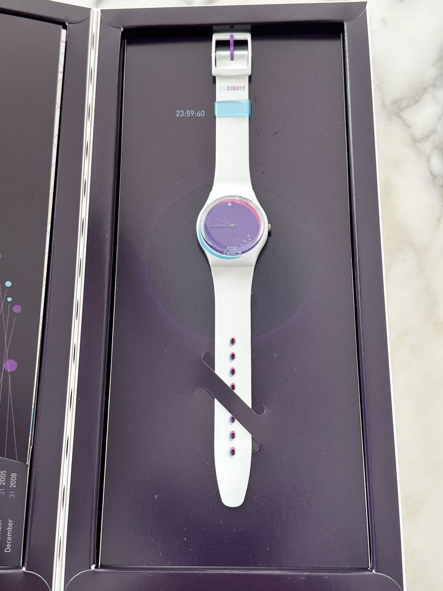 Swatch Orologi: NEW! Swatch David Benedek 60+1 – Nuovo e nell'imballaggio originale da Thalwil venduto da Ven.Mic 3