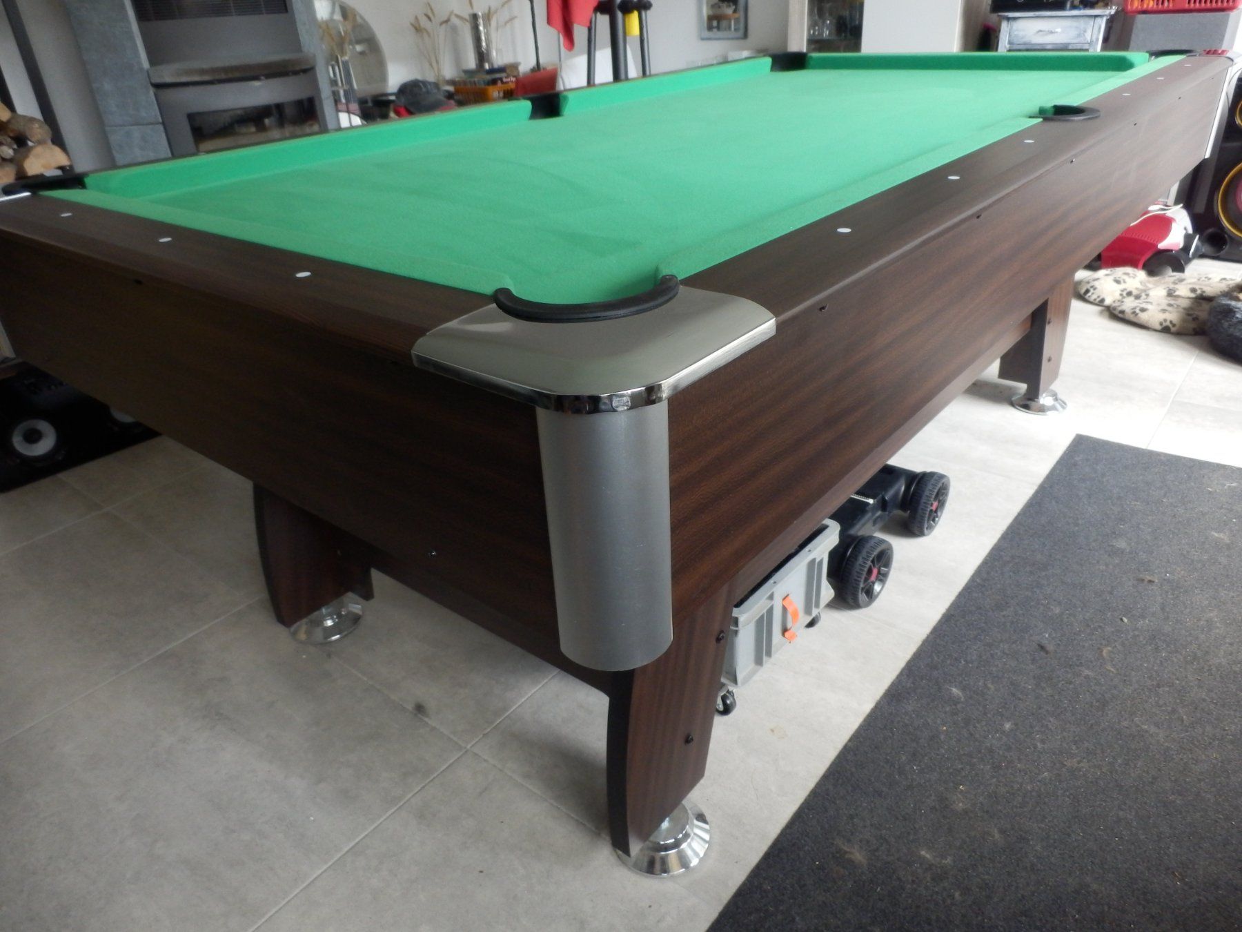 Tables de billard: `Table de billard KBL de 7 pouces comme neuf tapis vert – D'occasion à Apples par Photec18 7
