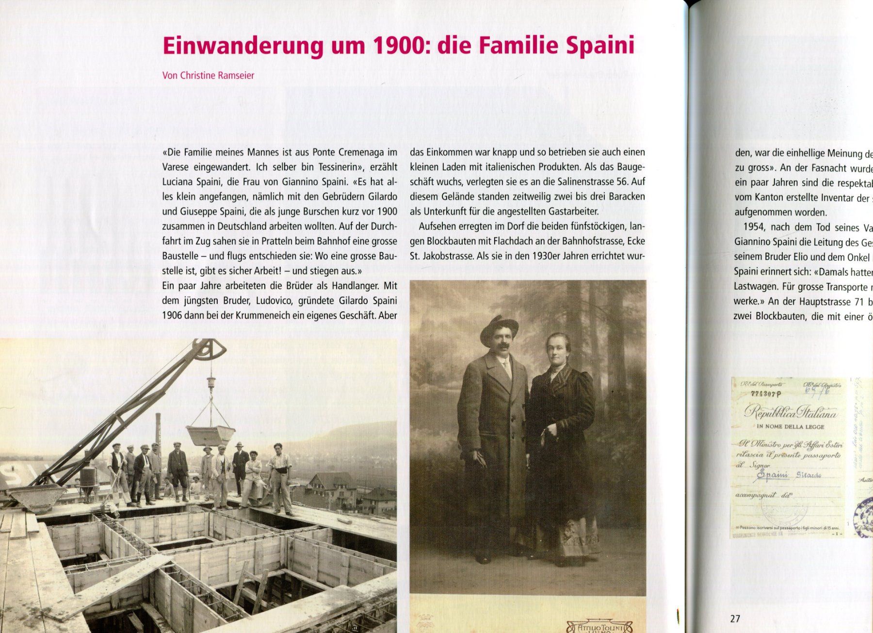 Bücher: Pratteln, Roccavivara, Italien, Einwanderung – Gebraucht aus Aarau von Elmaar41 2