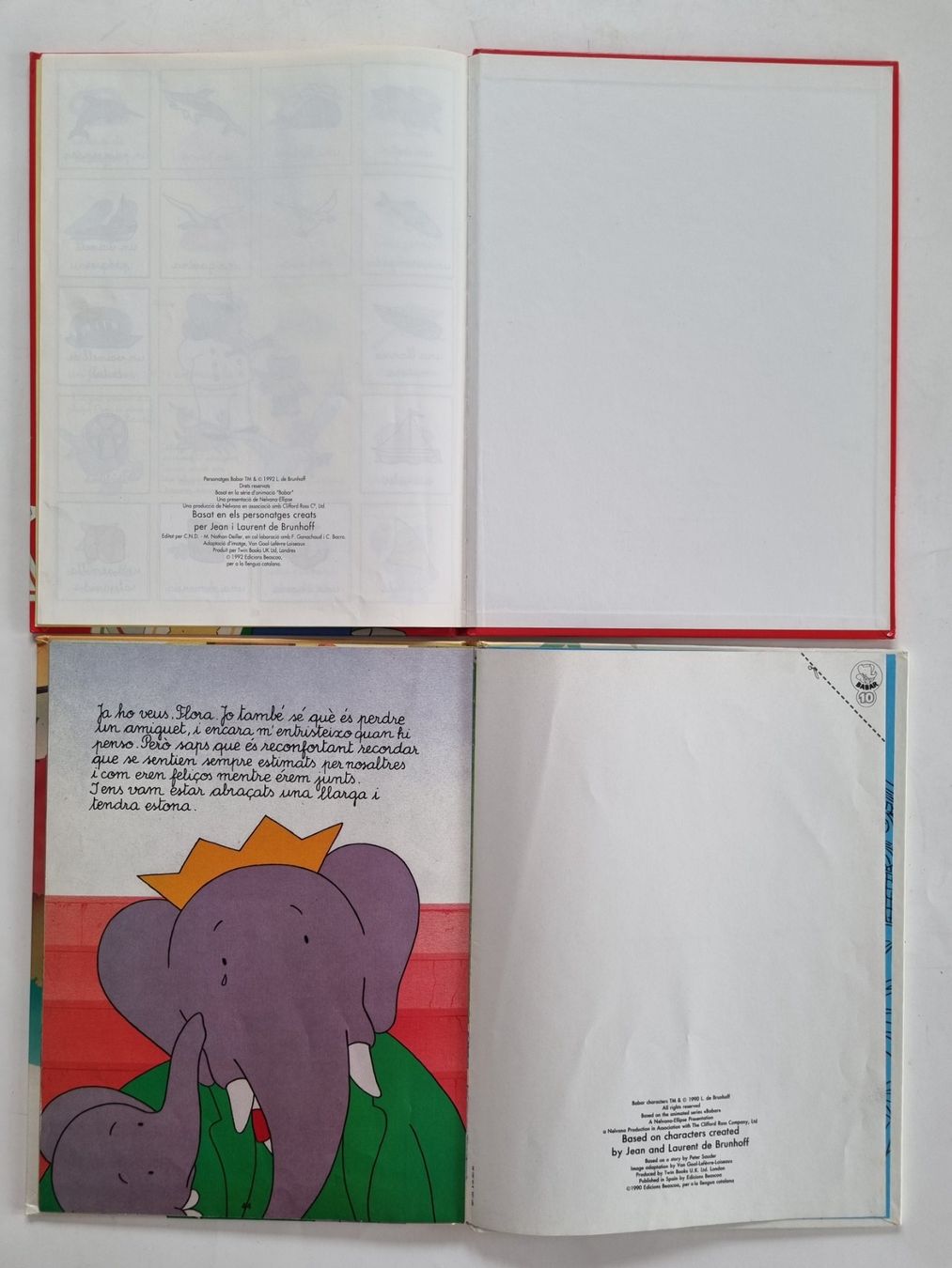 Libri: 2 Babar Bücher, primeres paraules u. petits amics Spanisch – Usato da Opfikon venduto da Diversamente 2
