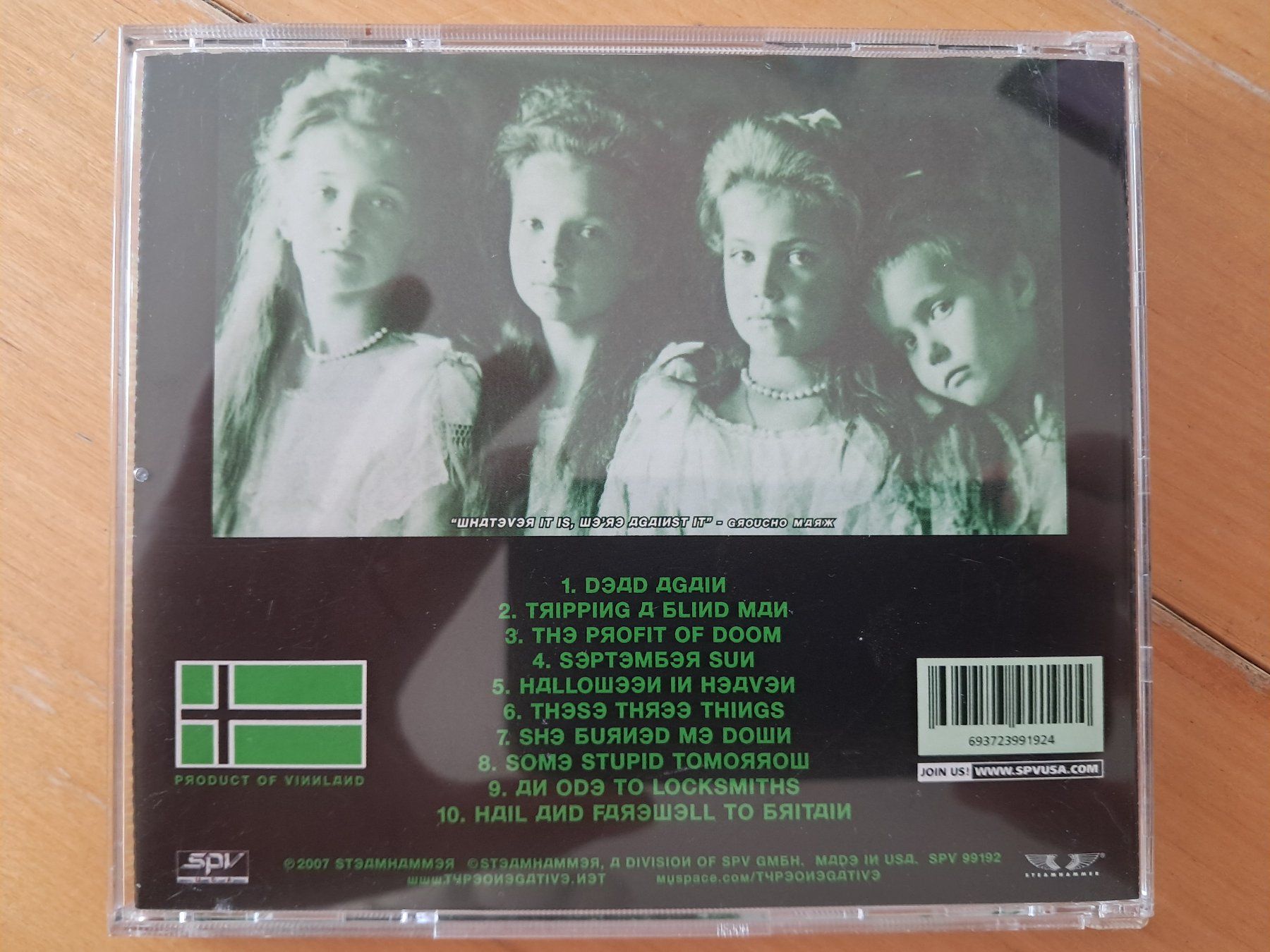 CDs: Type O Negative – Dead Again (2007, CD) – D'occasion à Zürich par Oi_love_Oilas81 2