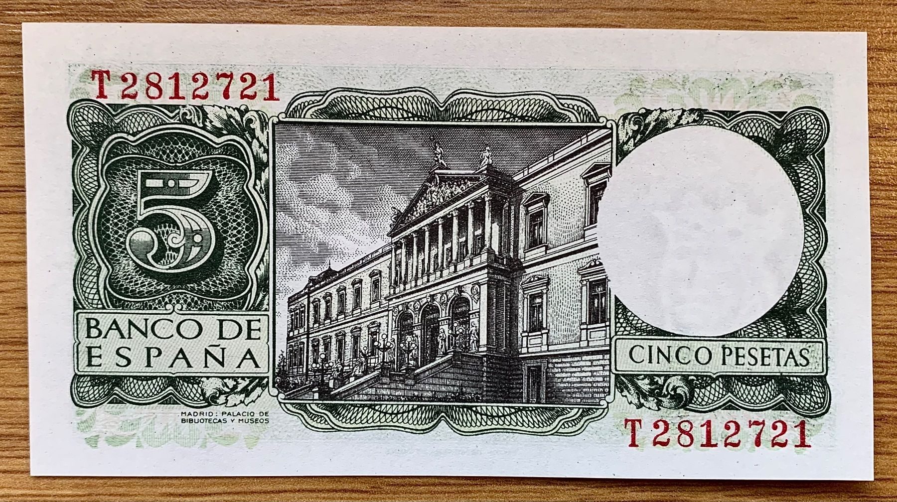 Banconote: 5 Pesetas Spanien 1954!!! UNC!!! – Nuovo (secondo la descrizione) da Oberentfelden venduto da NunoLouro 1