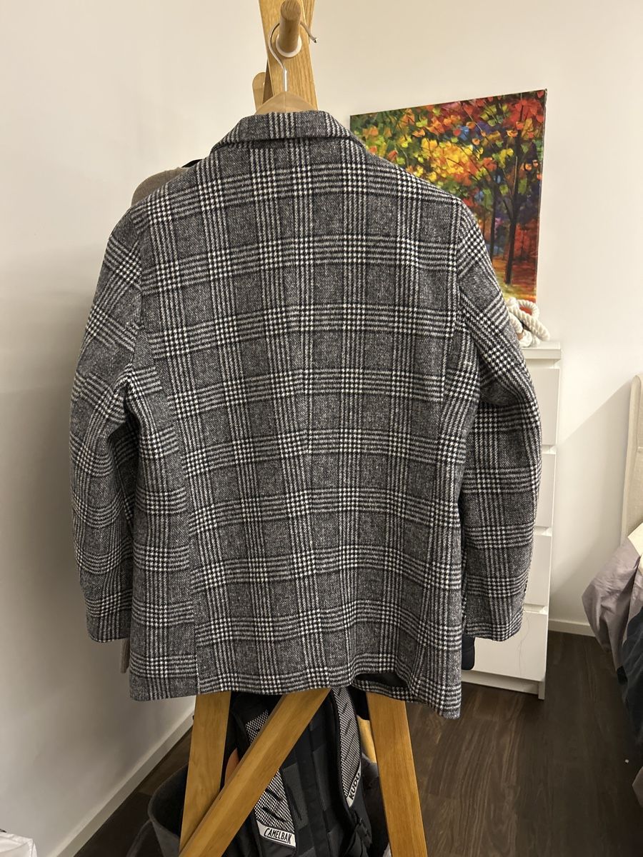 Cappotti: Stylish Checkered Blazer - Perfect for Spring/Autumn Layer – Nuovo (secondo la descrizione) da Zug venduto da luc_8rvs 1